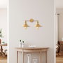 Opviq Conical - 12191 Lámpara de pared dorada